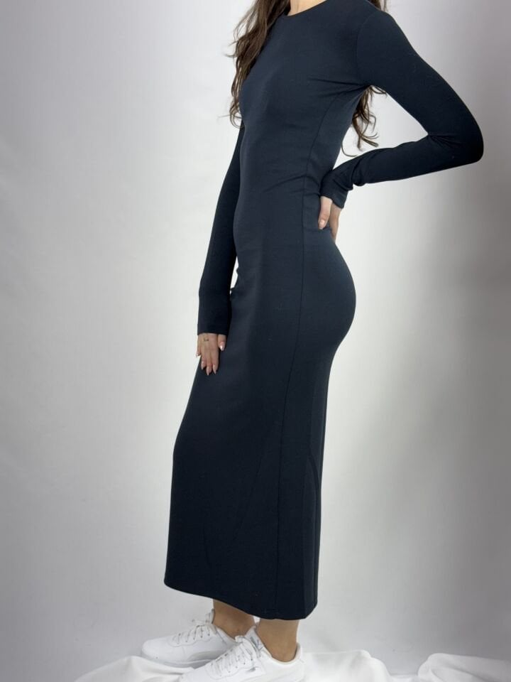 Modal Kumaş Maxi boy Elbise