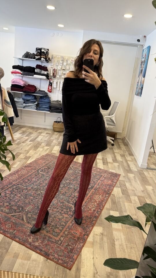 Kaşe Astarlı Mini Siyah Etek